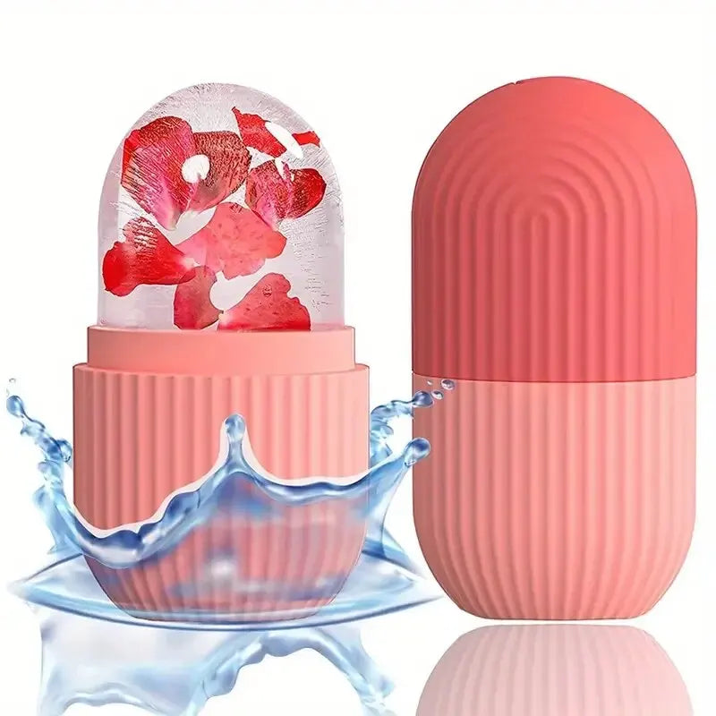 Silicone Ice Rollers for Skin Care and Facial Treatment