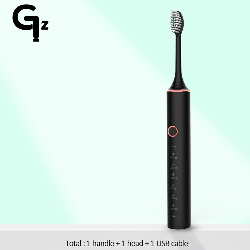 Sonic Electric Toothbrush with Replacement Heads