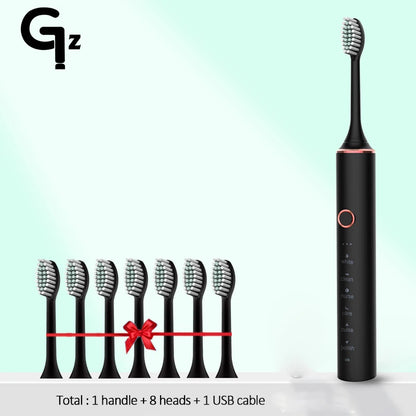 Sonic Electric Toothbrush with Replacement Heads