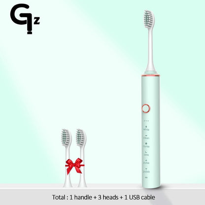 Sonic Electric Toothbrush with Replacement Heads