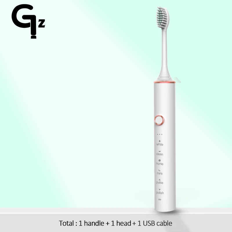 Sonic Electric Toothbrush with Replacement Heads