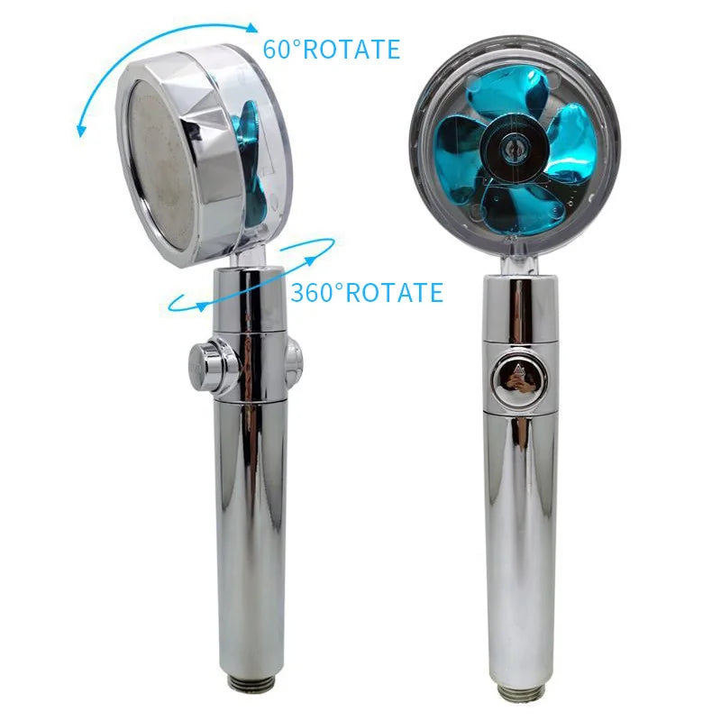 Filtered High Pressure Fan Shower Head