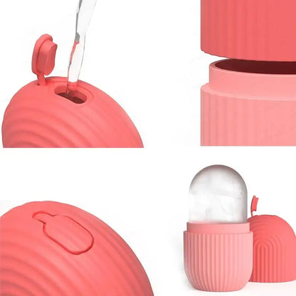 Silicone Ice Rollers for Skin Care and Facial Treatment