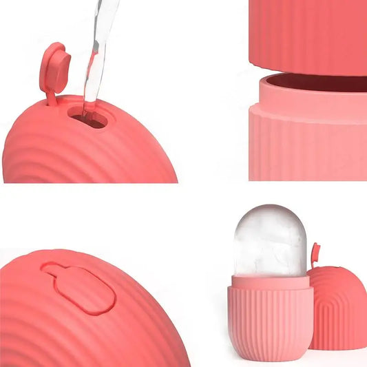 Silicone Ice Rollers for Skin Care and Facial Treatment